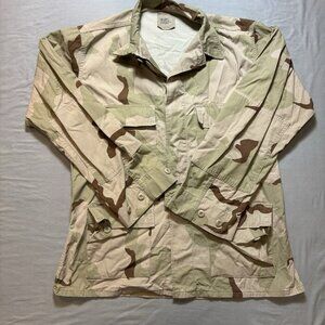 Military Jacket Mens Large Desert Camouflage Combat 3 Color Camo American